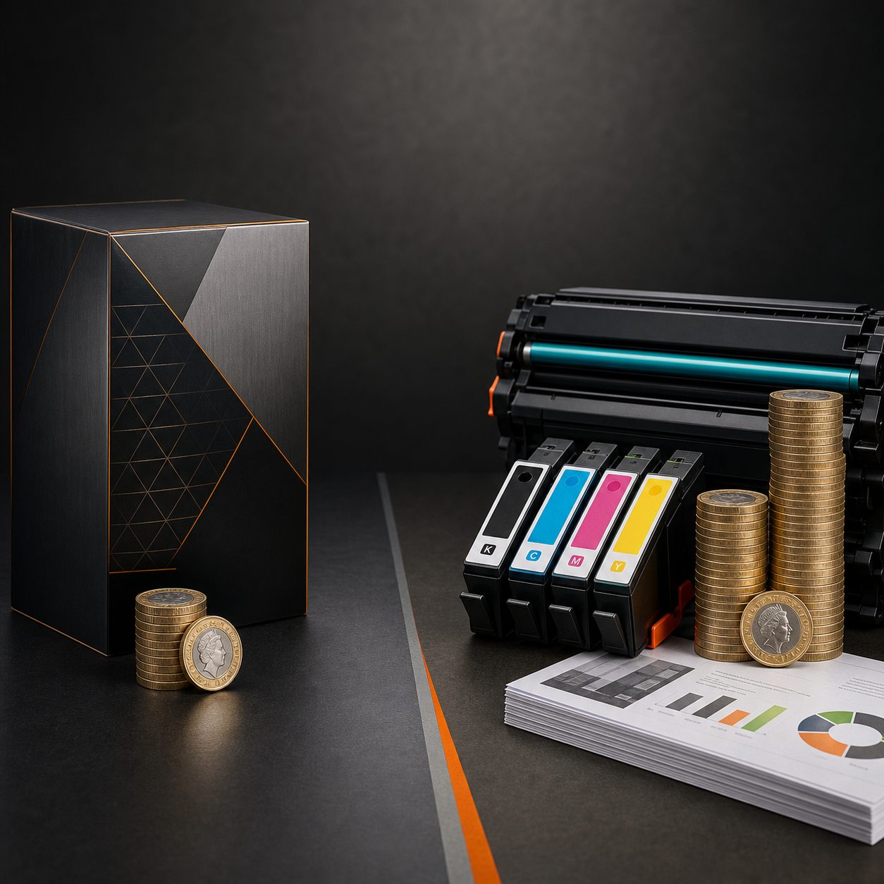 Original and compatible printer cartridge value comparison